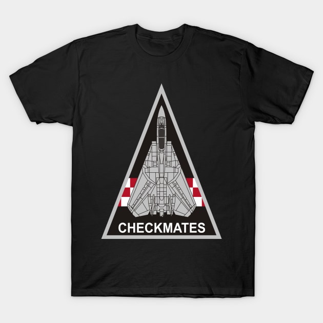 f14 Tomcat - VF211 Checkmates T-Shirt by MBK
